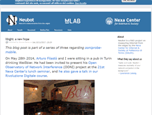 Tablet Screenshot of neubot.org